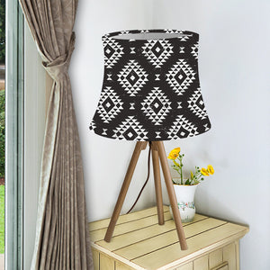 Black And White Navajo Pattern Print Bell Lamp Shade