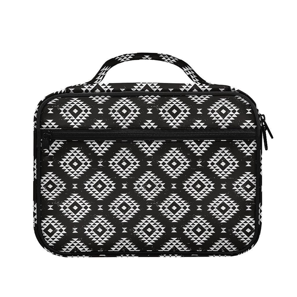 Black And White Navajo Pattern Print Briefcase Bible Bag