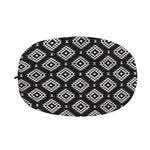 Black And White Navajo Pattern Print Car Side Mirror Covers