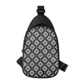 Black And White Navajo Pattern Print Sling Bag