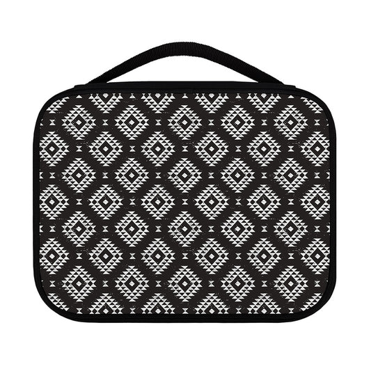 Black And White Navajo Pattern Print Classic Bible Case