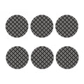 Black And White Navajo Pattern Print Coaster Set