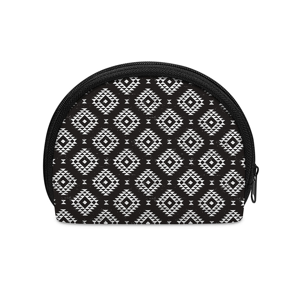 Black And White Navajo Pattern Print Coin Purse