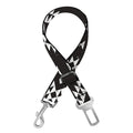 Black And White Navajo Pattern Print Dog Seat Belt