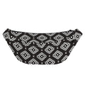 Black And White Navajo Pattern Print Fanny Pack