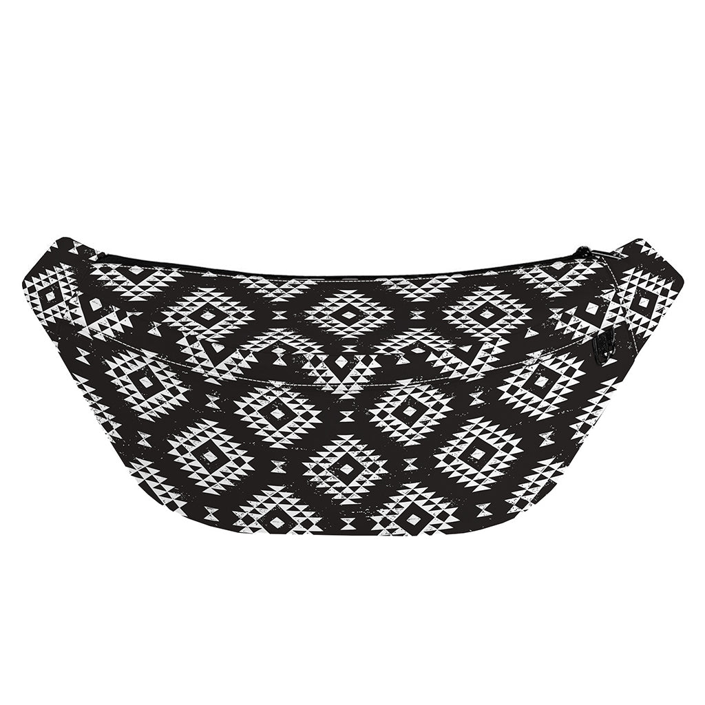 Black And White Navajo Pattern Print Fanny Pack