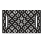 Black And White Navajo Pattern Print Golf Cart Seat Cover