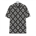 Black And White Navajo Pattern Print Hawaiian Shirt