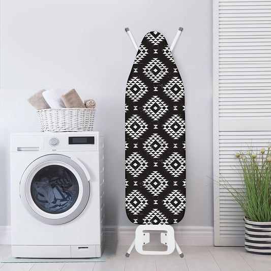 Black And White Navajo Pattern Print Ironing Board Cover