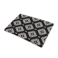 Black And White Navajo Pattern Print Pet Cooling Mat Cover