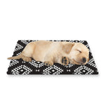 Black And White Navajo Pattern Print Pet Cooling Mat Cover