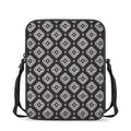 Black And White Navajo Pattern Print Rectangular Crossbody Bag