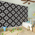 Black And White Navajo Pattern Print Wall Sticker