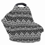 Black And White Navajo Print Baby Seat Cover