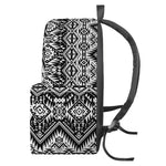 Black And White Navajo Print Backpack