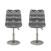 Black And White Navajo Print Bar Stool Covers