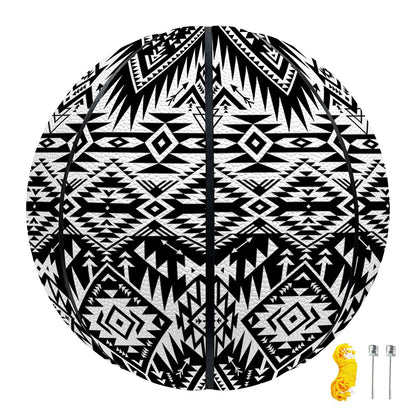 Black And White Navajo Print Basketball