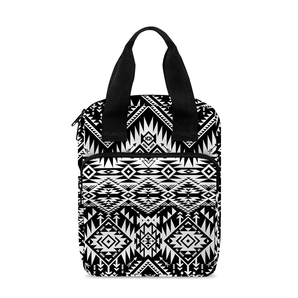 Black And White Navajo Print Bible Tote Bag