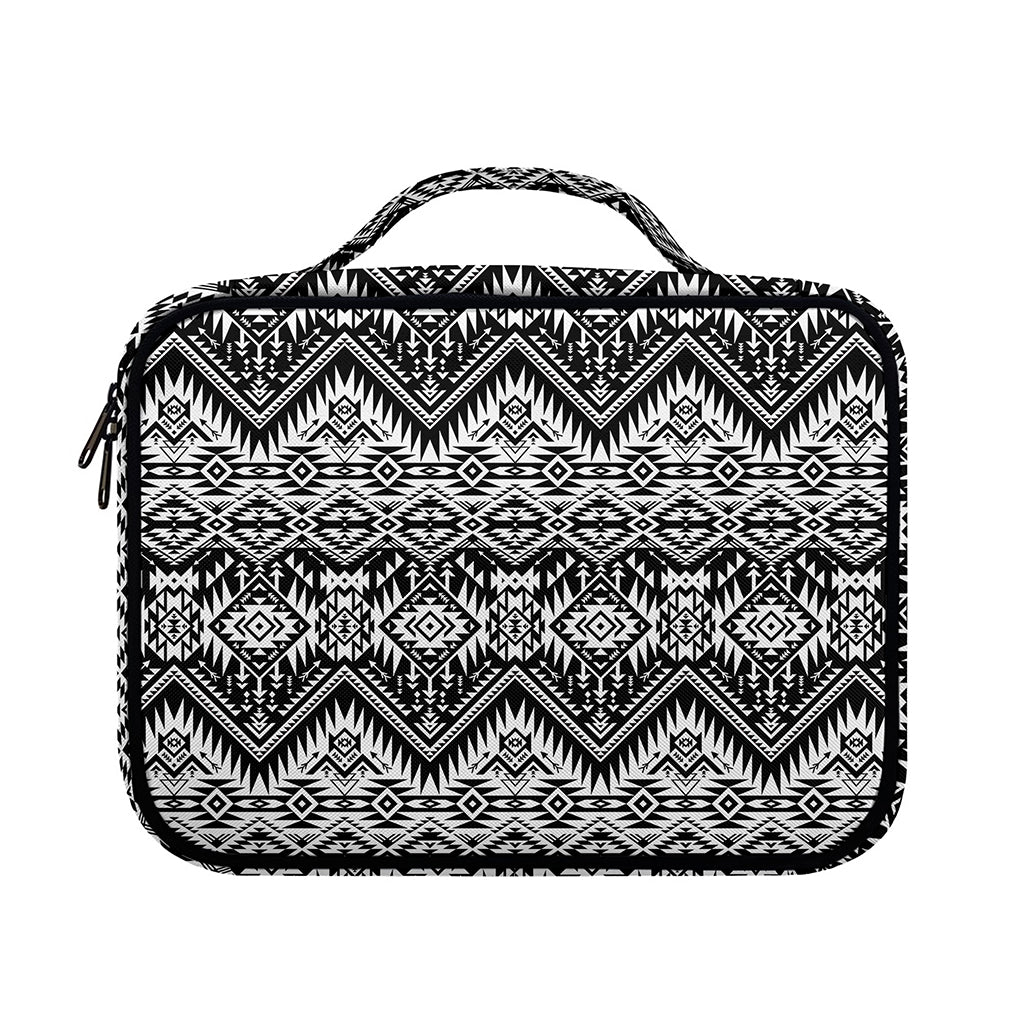 Black And White Navajo Print Briefcase Bible Bag