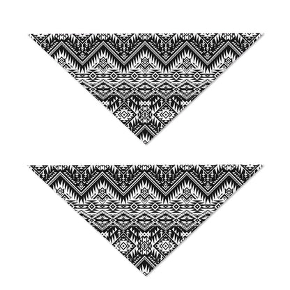 Black And White Navajo Print Dog Bandana