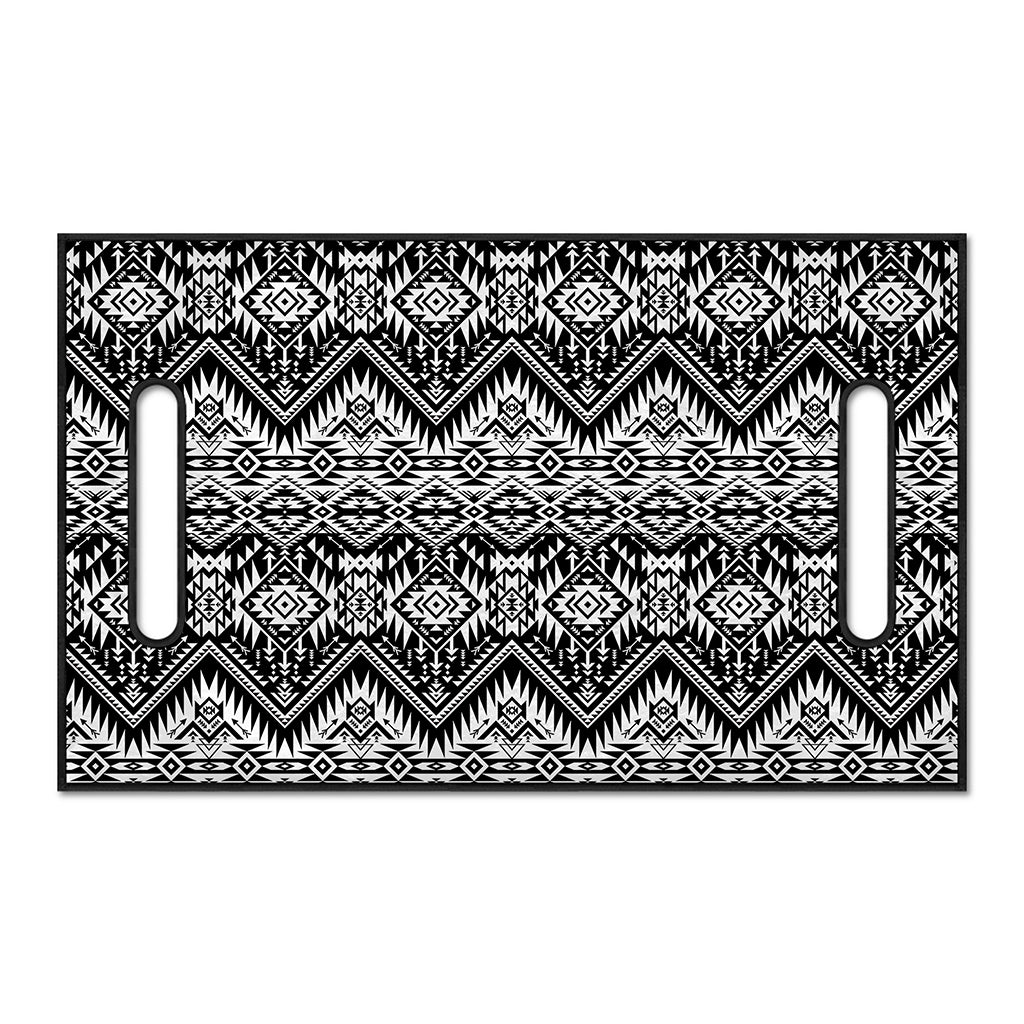 Black And White Navajo Print Golf Cart Seat Cover