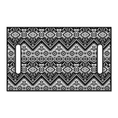 Black And White Navajo Print Golf Cart Seat Cover