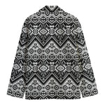 Black And White Navajo Print Men's Blazer