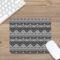 Black And White Navajo Print Mouse Pad