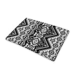 Black And White Navajo Print Pet Cooling Mat Cover