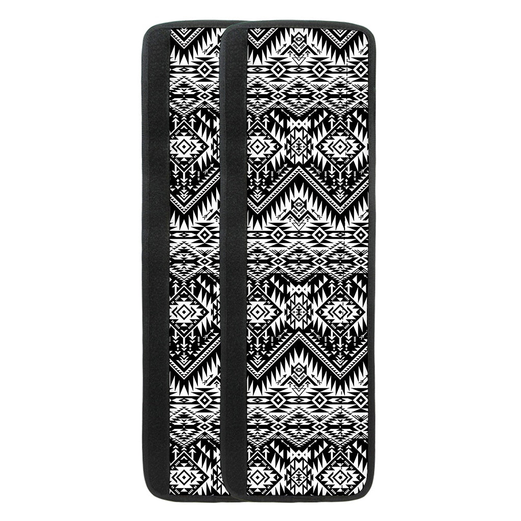 Black And White Navajo Print Refrigerator Handle Covers