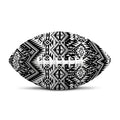 Black And White Navajo Print Rugby Ball