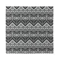 Black And White Navajo Print Silk Bandana