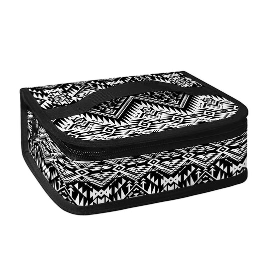 Black And White Navajo Print Small Lunch Bag