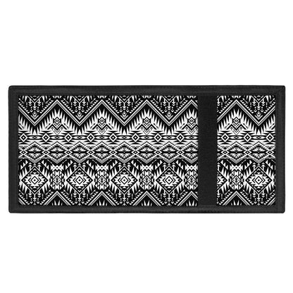 Black And White Navajo Print Trifold Wallet