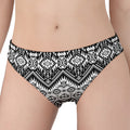 Black And White Navajo Print Women's Panties