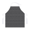 Black And White Navajo Tribal Print Adjustable Apron