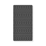 Black And White Navajo Tribal Print Baby Crib Sheet
