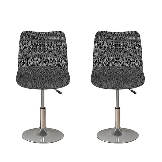 Black And White Navajo Tribal Print Bar Stool Covers