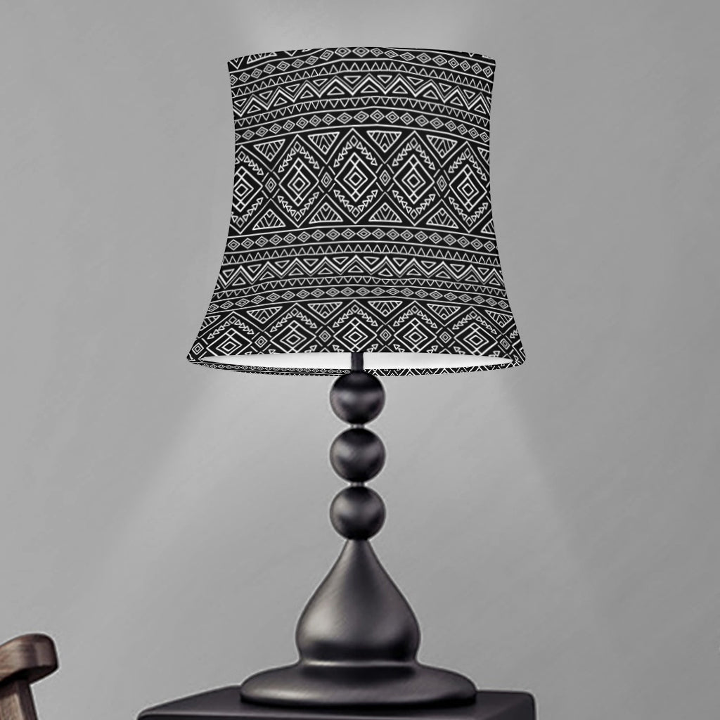 Black And White Navajo Tribal Print Bell Lamp Shade