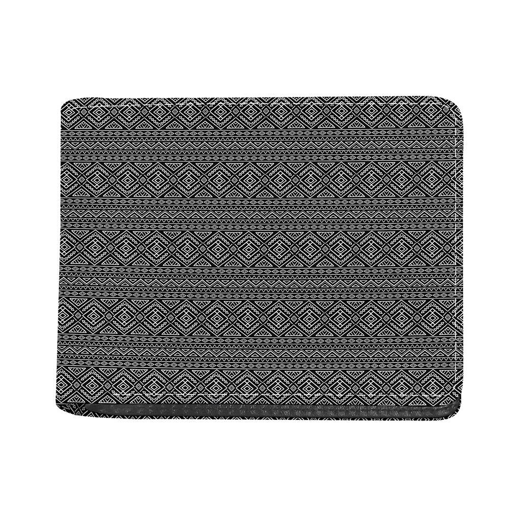 Black And White Navajo Tribal Print Bifold Wallet