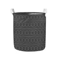 Black And White Navajo Tribal Print Collapsible Laundry Basket