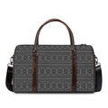 Black And White Navajo Tribal Print Duffel Bag