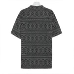Black And White Navajo Tribal Print Hawaiian Shirt