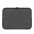 Black And White Navajo Tribal Print Laptop Sleeve