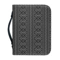 Black And White Navajo Tribal Print Leather Bible Cover