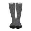 Black And White Navajo Tribal Print Long Socks