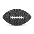 Black And White Navajo Tribal Print Rugby Ball
