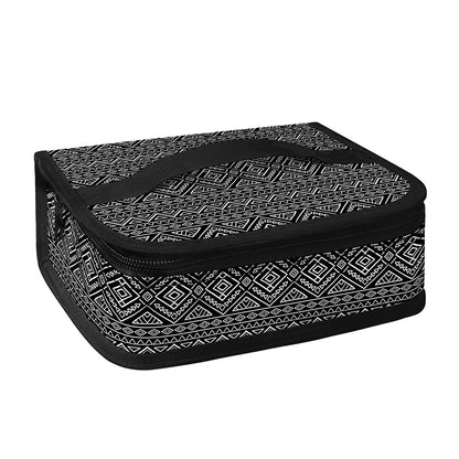 Black And White Navajo Tribal Print Small Lunch Bag