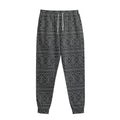 Black And White Navajo Tribal Print Sweatpants