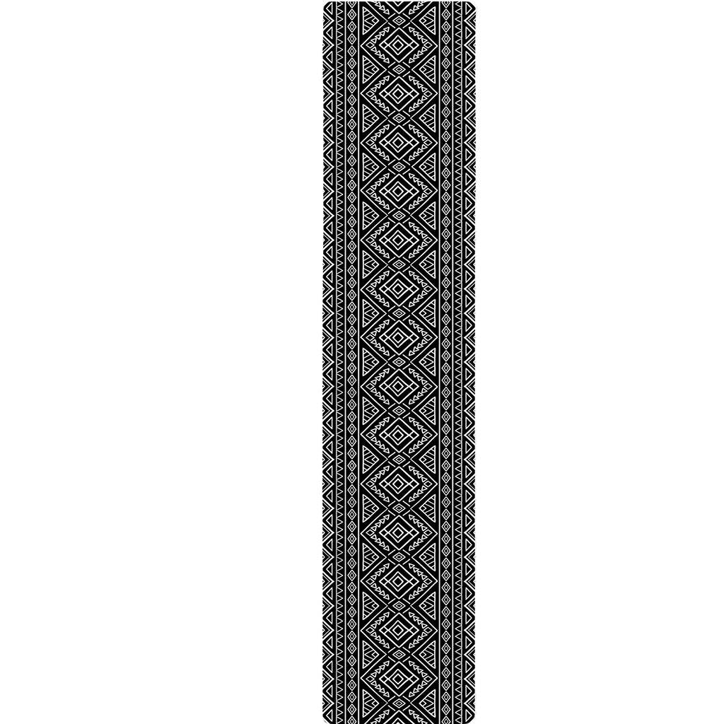 Black And White Navajo Tribal Print Table Runner